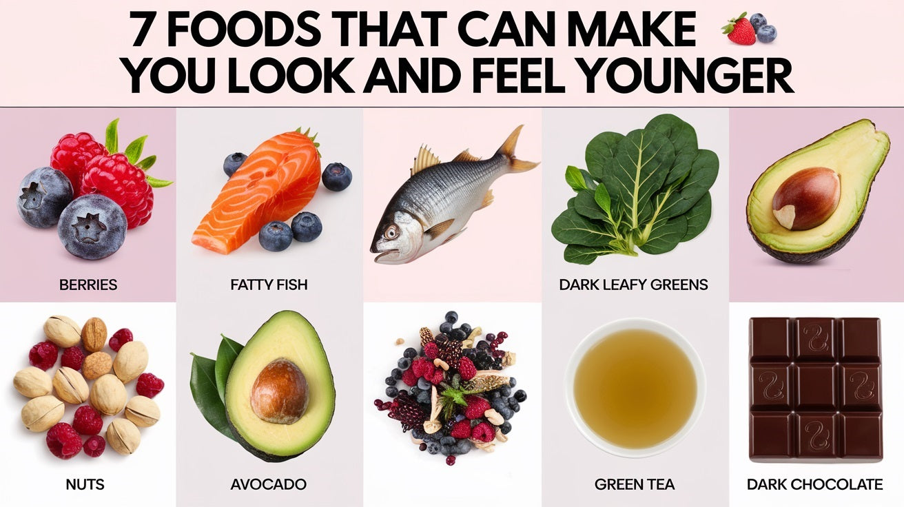 Foods That Can Help You Look and Feel Younger Boost Longevity