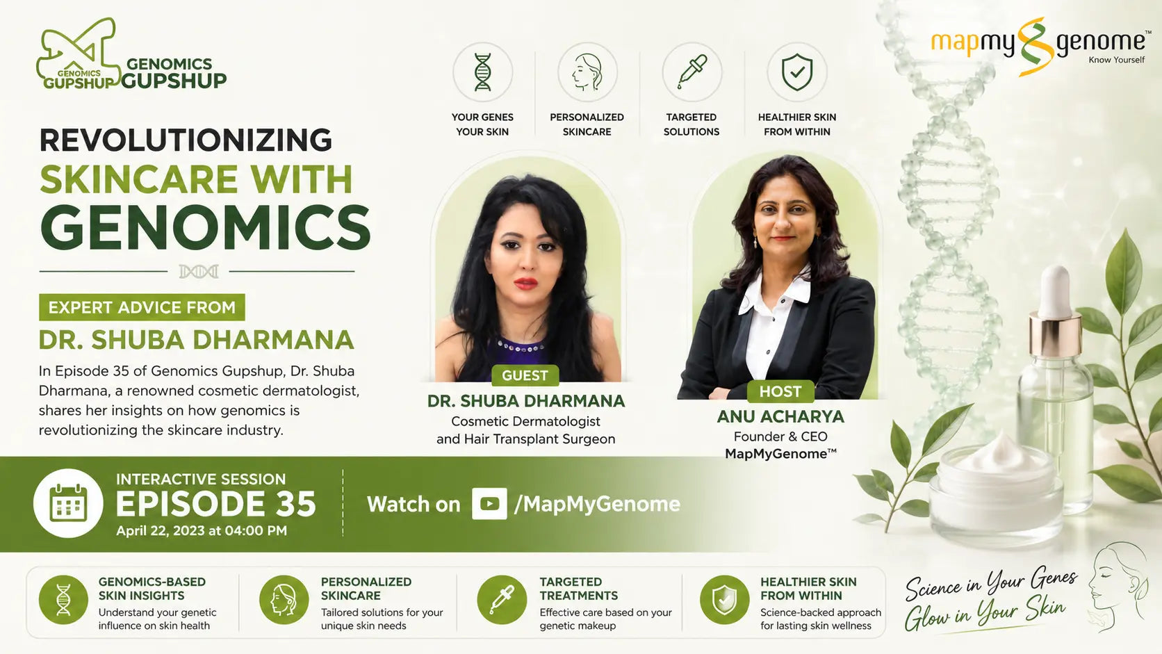 Revolutionizing Skincare with Genomics: Expert Advice from Dr. Shuba ...