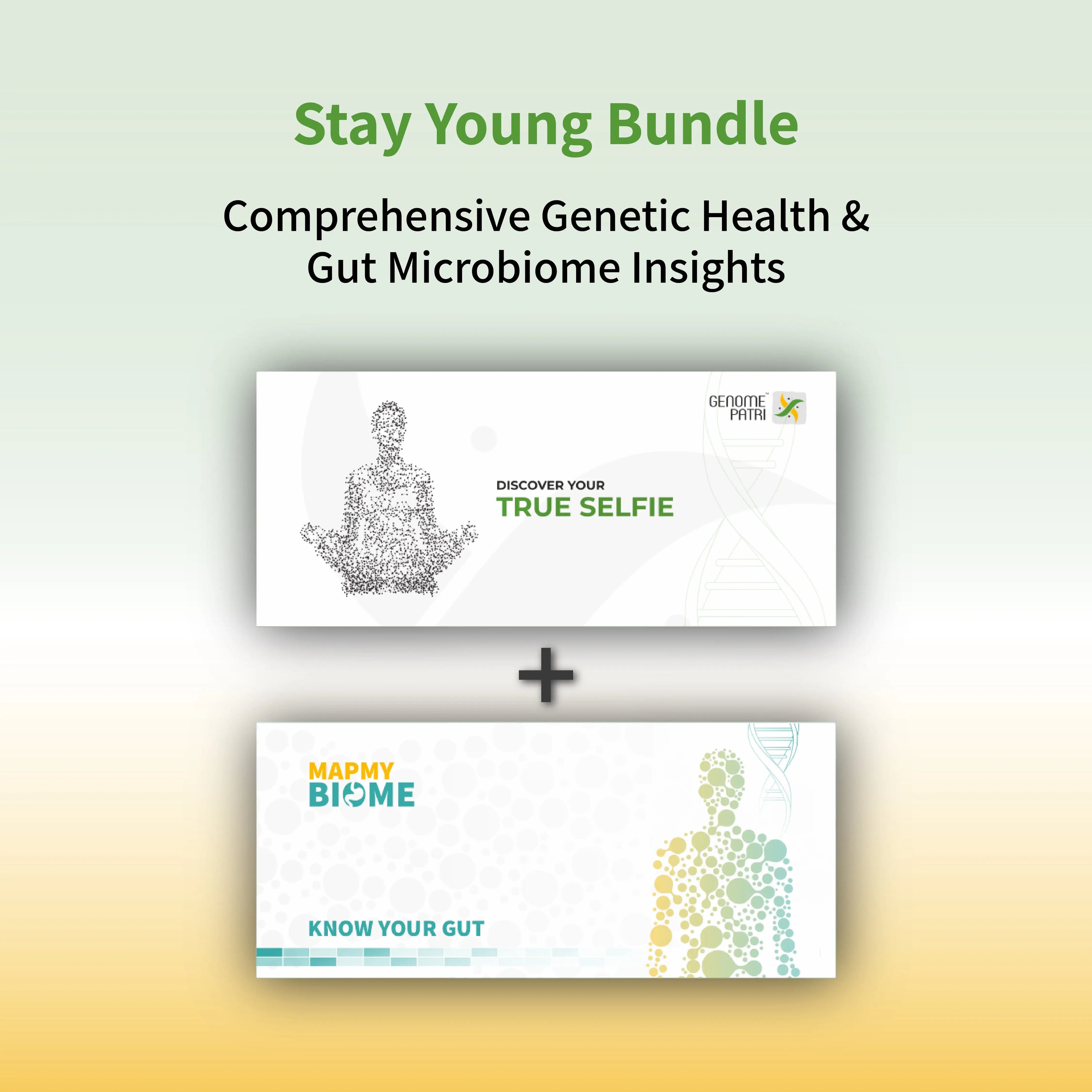 Stay Young - Genomepatri and Microbiome Bundle Mapmygenome