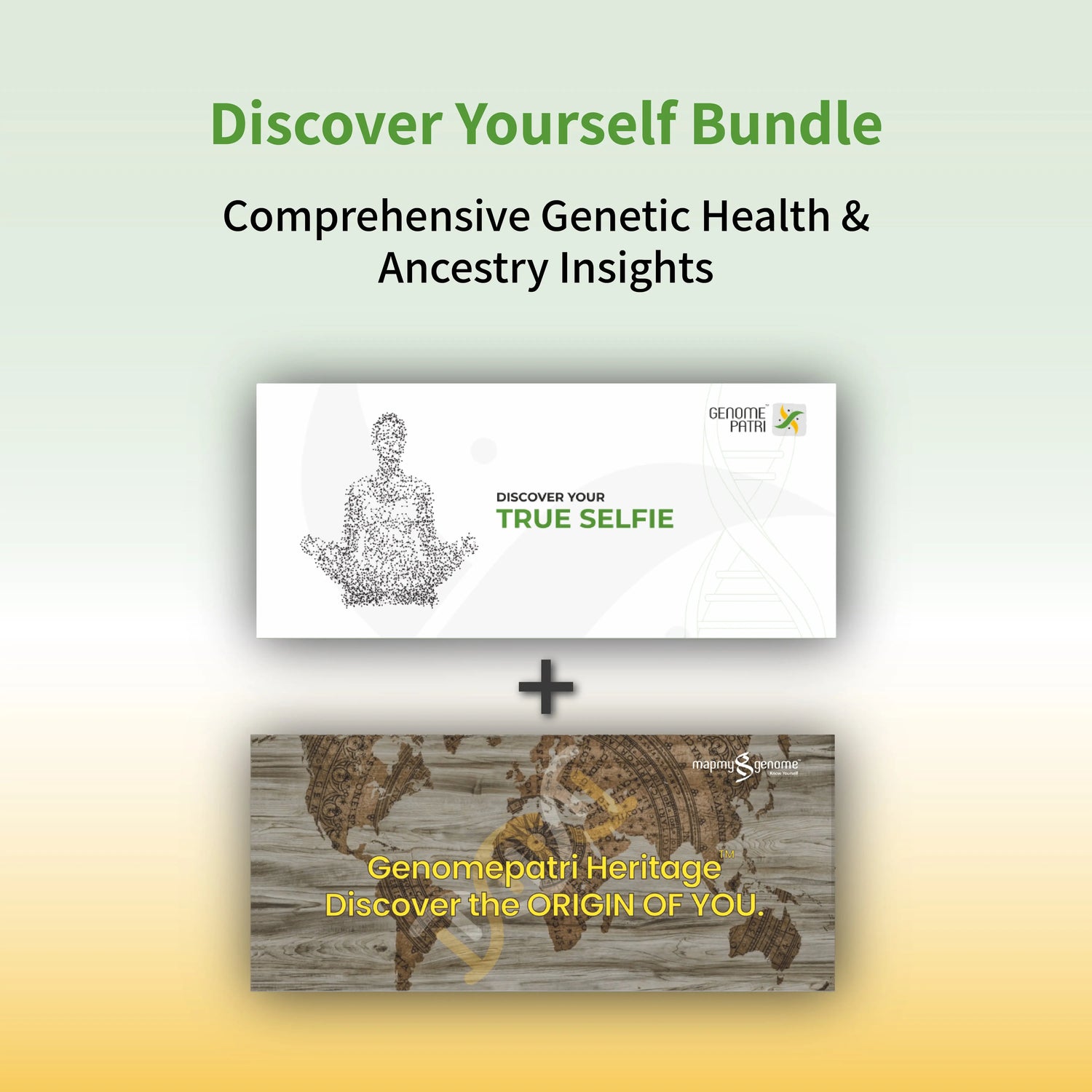Discover Yourself - Genomepatri and Genomepatri Heritage Bundle Mapmygenome