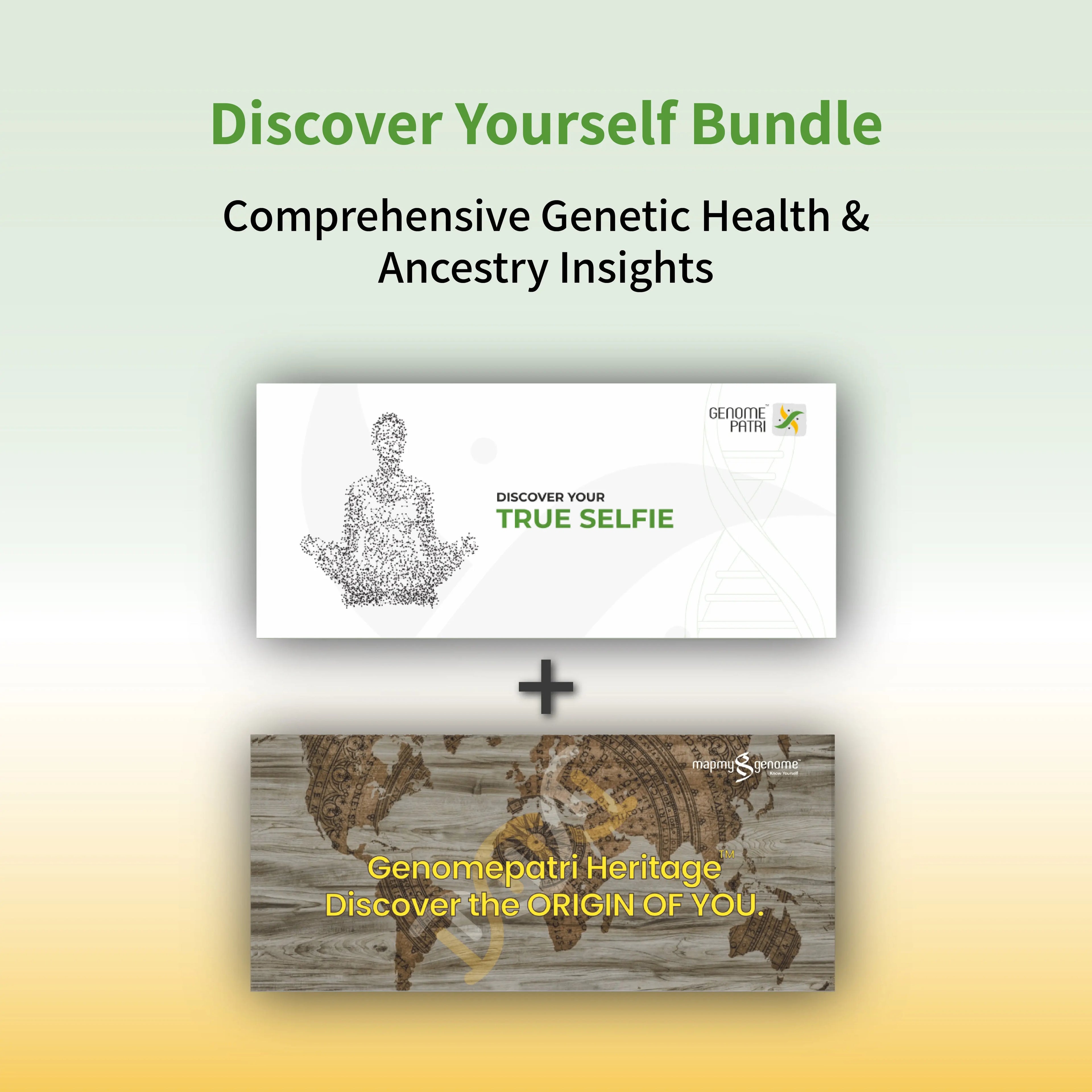 Discover Yourself - Genomepatri and Genomepatri Heritage Bundle Mapmygenome
