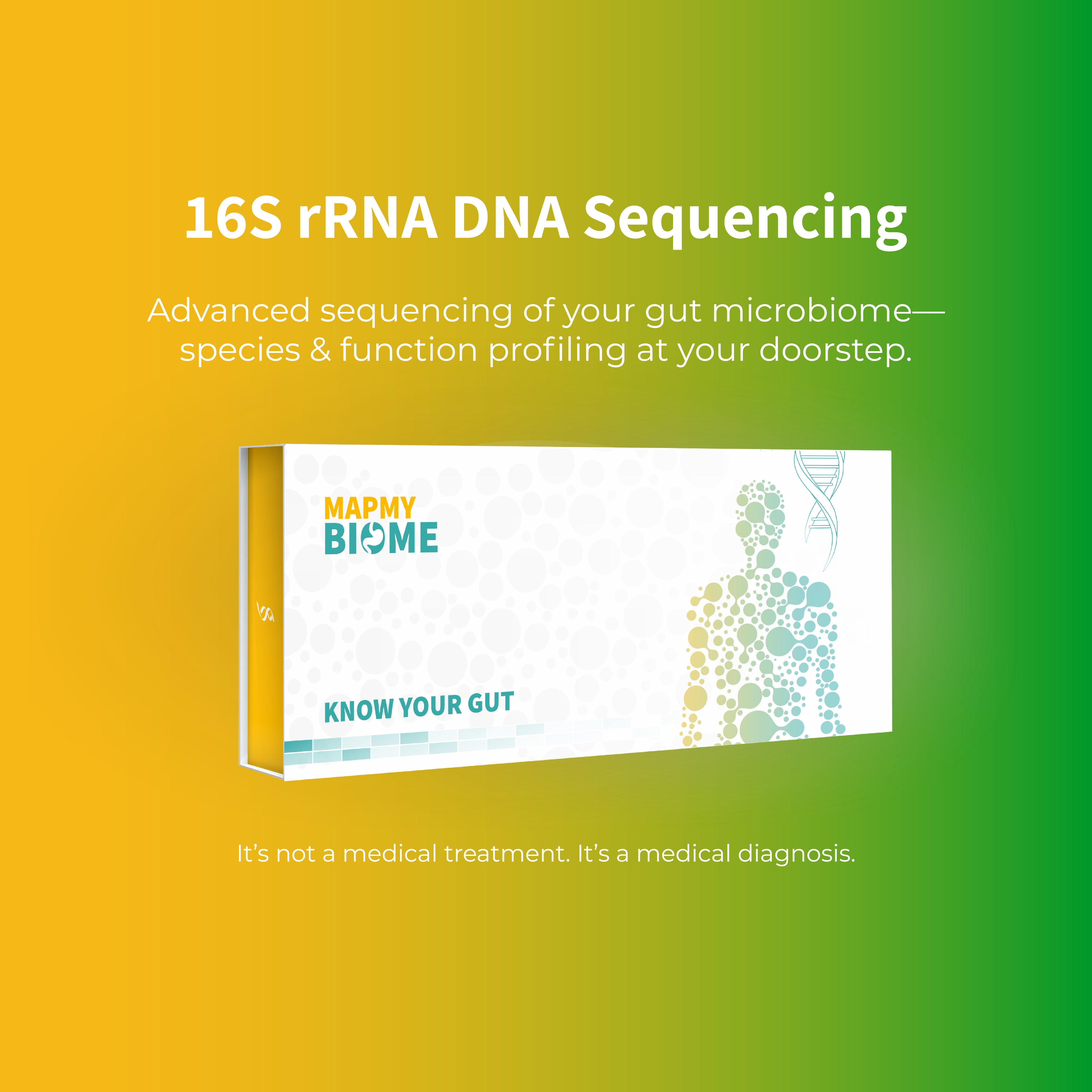 MapmyBiome - At-home 16s rRNA Gut Microbiome Test