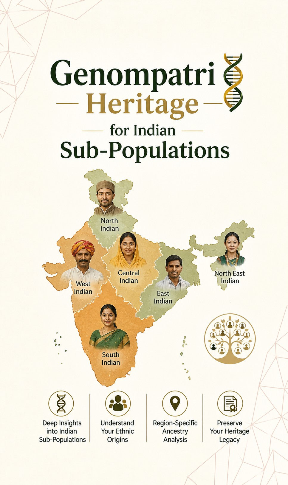Indian ancestry DNA test