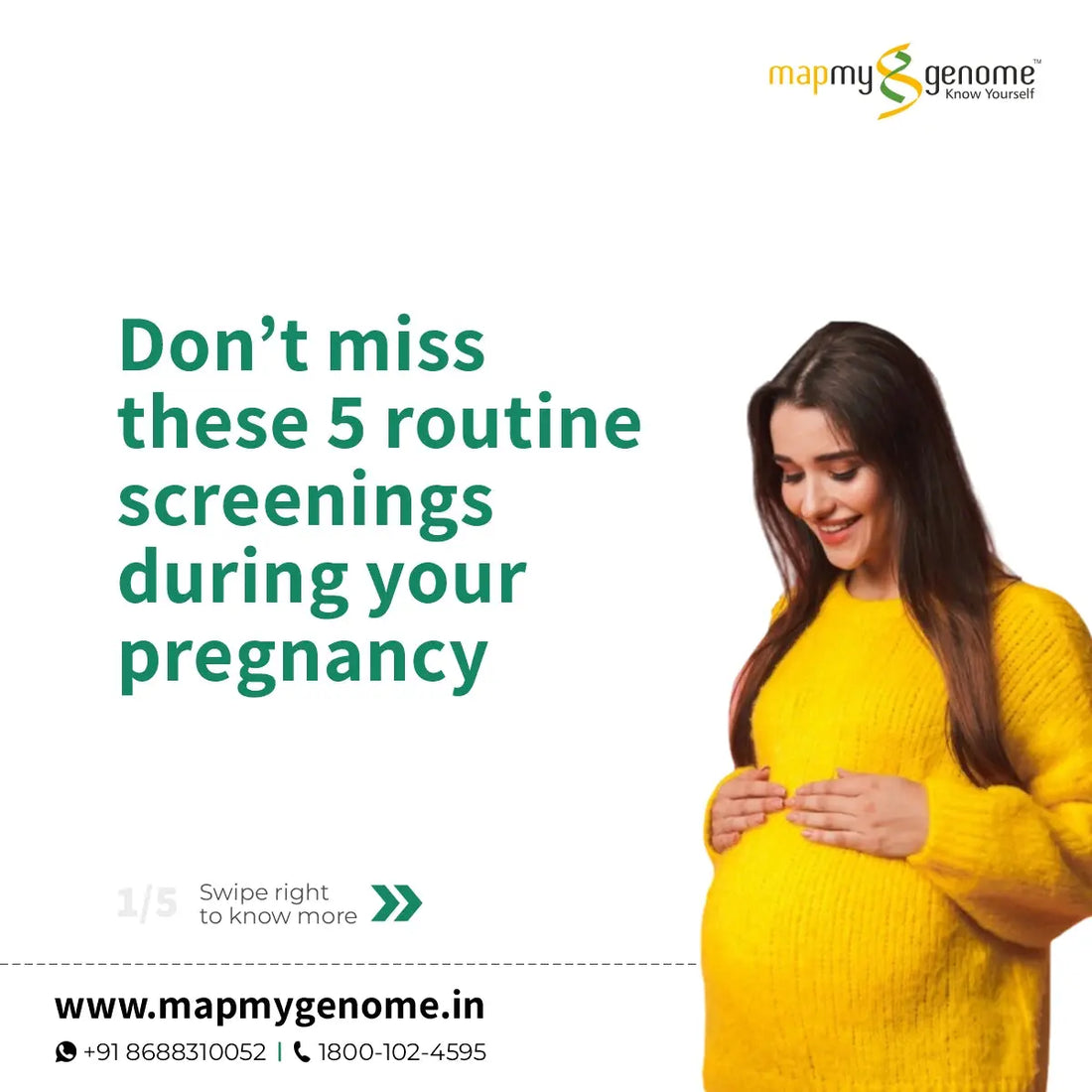 Carrier Screening - 15+ Conditions MapmyGenome