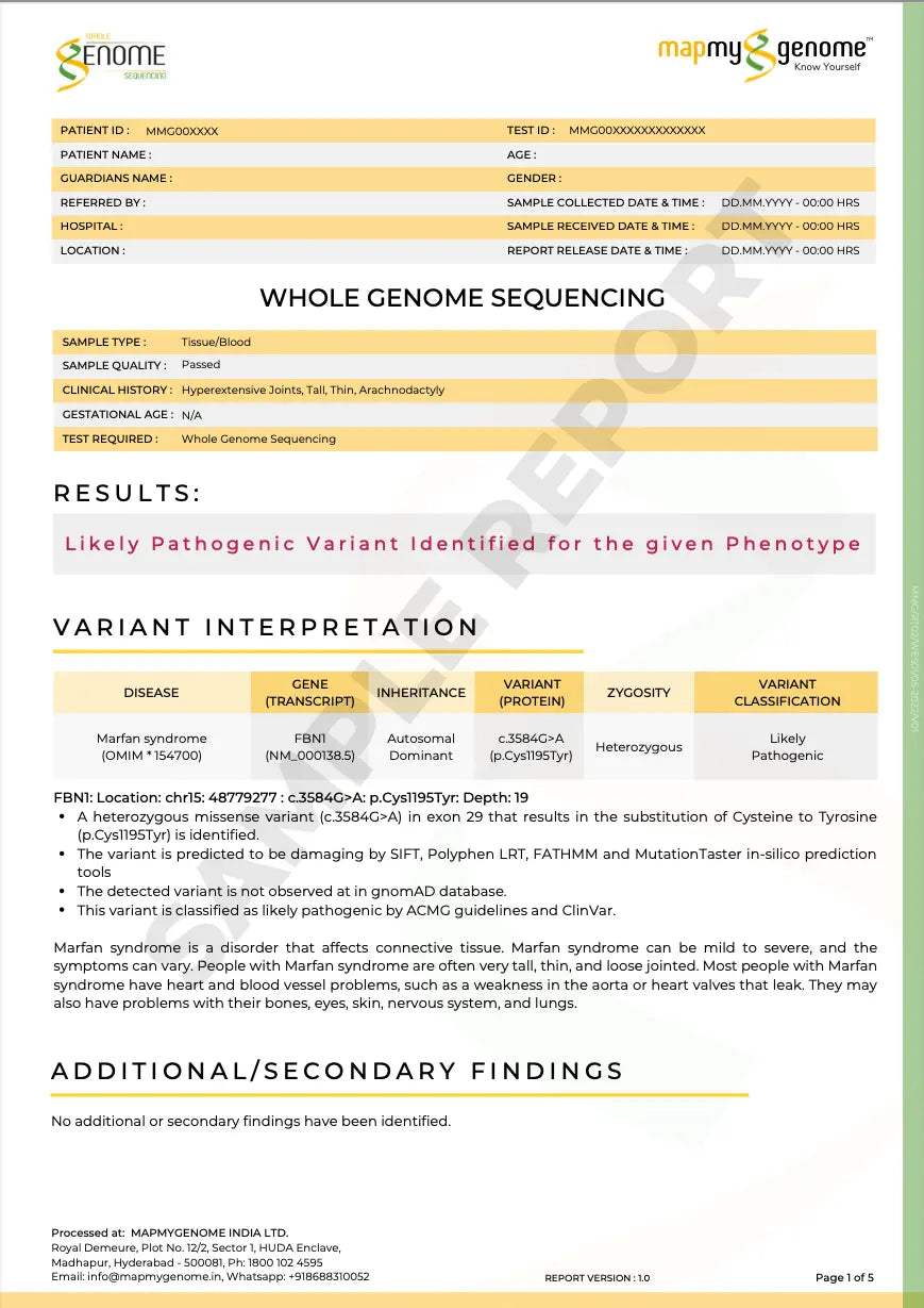 Whole Genome Sequencing Mapmygenome