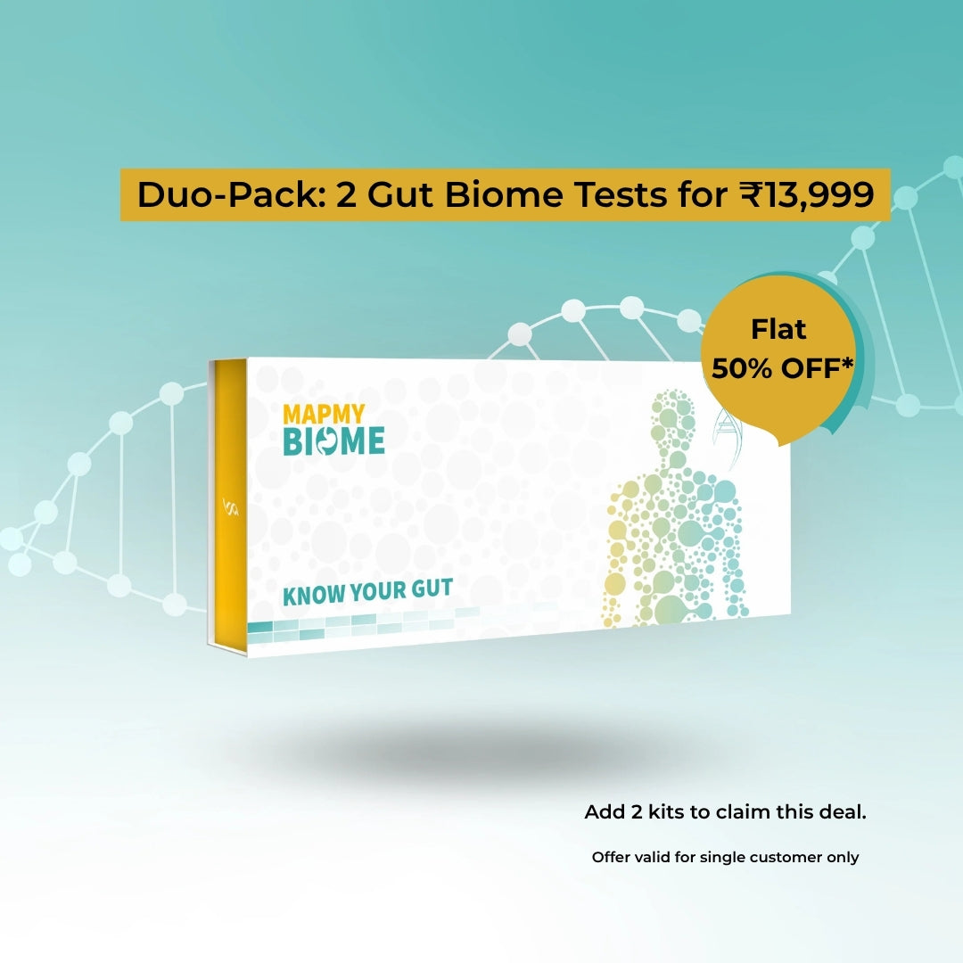 Mapmybiome - At-Home Comprehensive Gut Microbiome Test (Metagenomic Shotgun Sequencing)