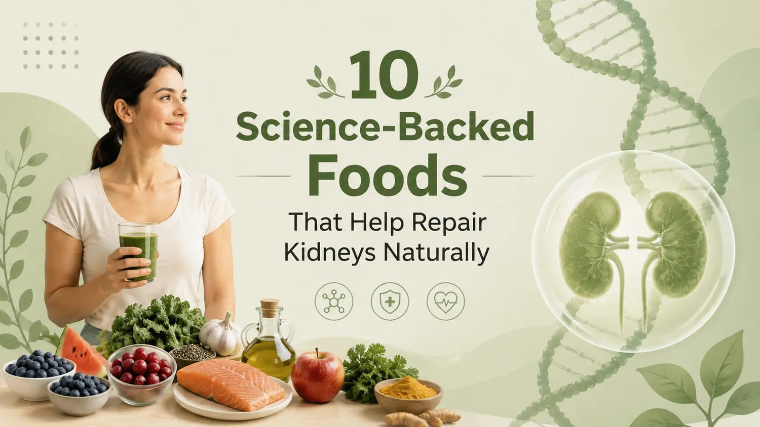 10 Science-Backed Foods That Help Repair Kidneys Naturally - Mapmygenome