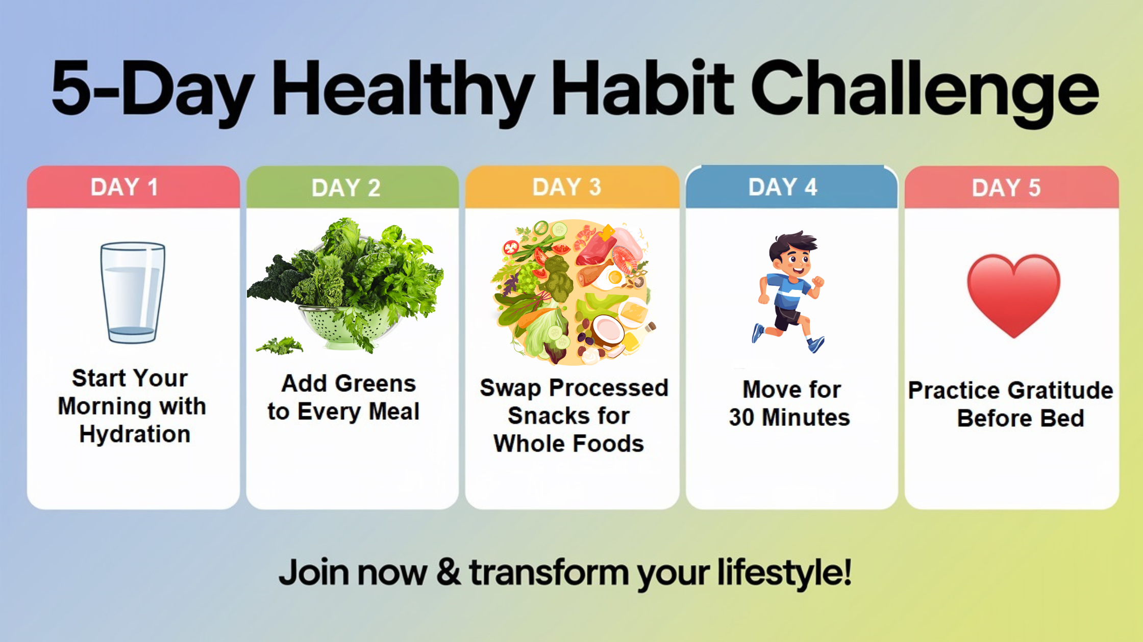 5-Day Healthy Habit Challenge