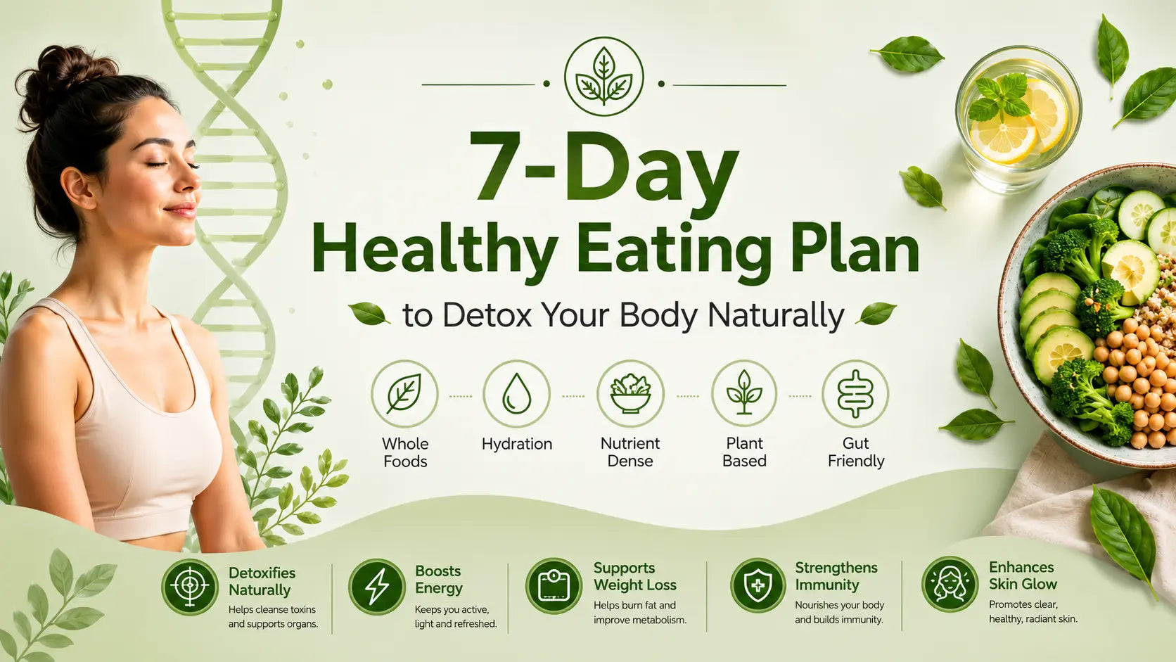 7-Day Whole-Food Detox Meal Plan: Cleanse Your Body Naturally - Mapmygenome