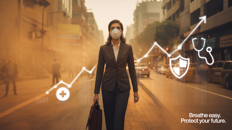 Air Pollution and Health Insurance in India