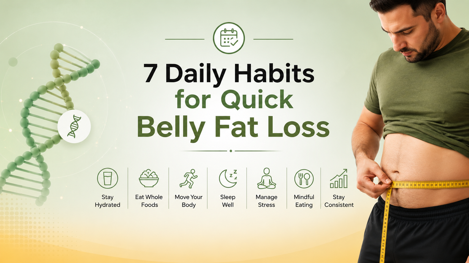 7 Daily Habits for Quick Belly Fat Loss