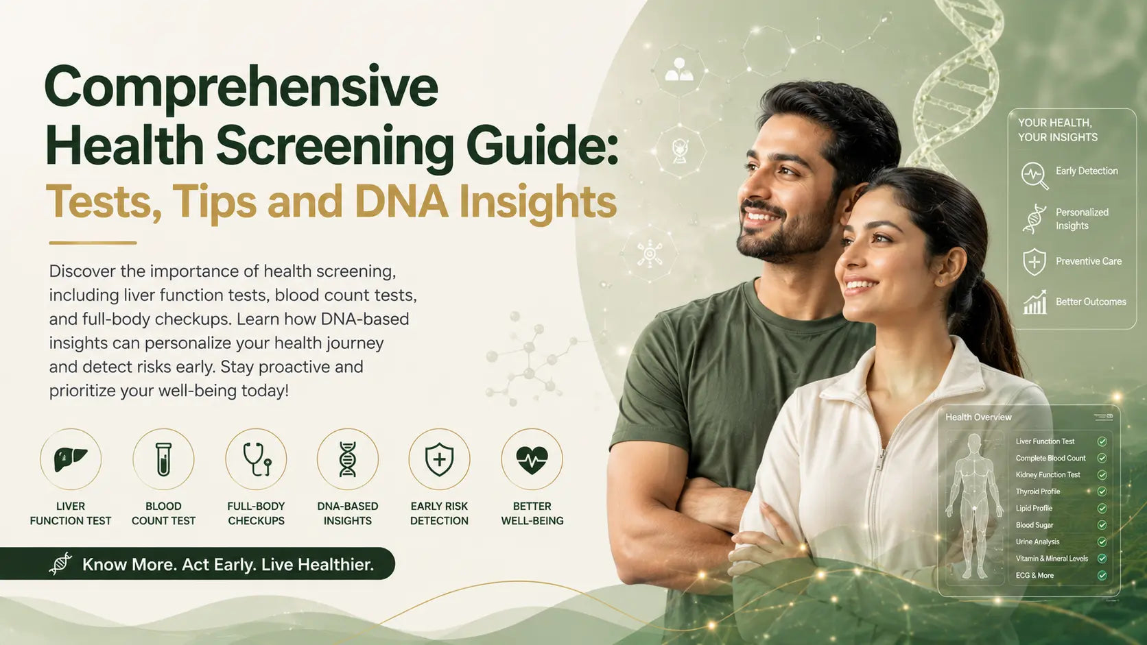 Comprehensive Health Screening Guide: Tests, Tips and DNA Insights Mapmygenome
