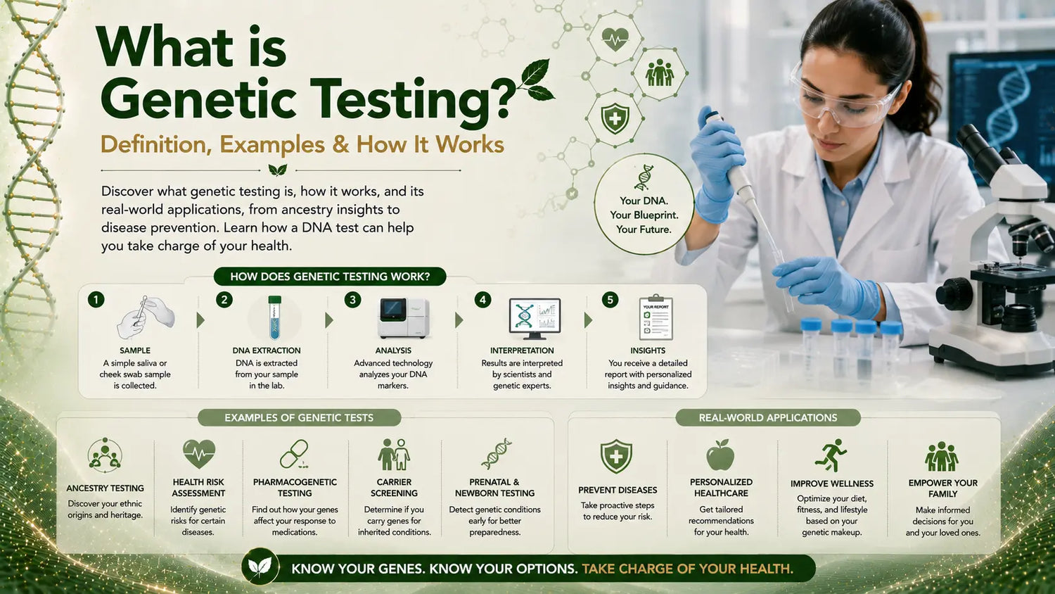 What is Genetic Testing? Definition, Examples & How It Works Mapmygenome