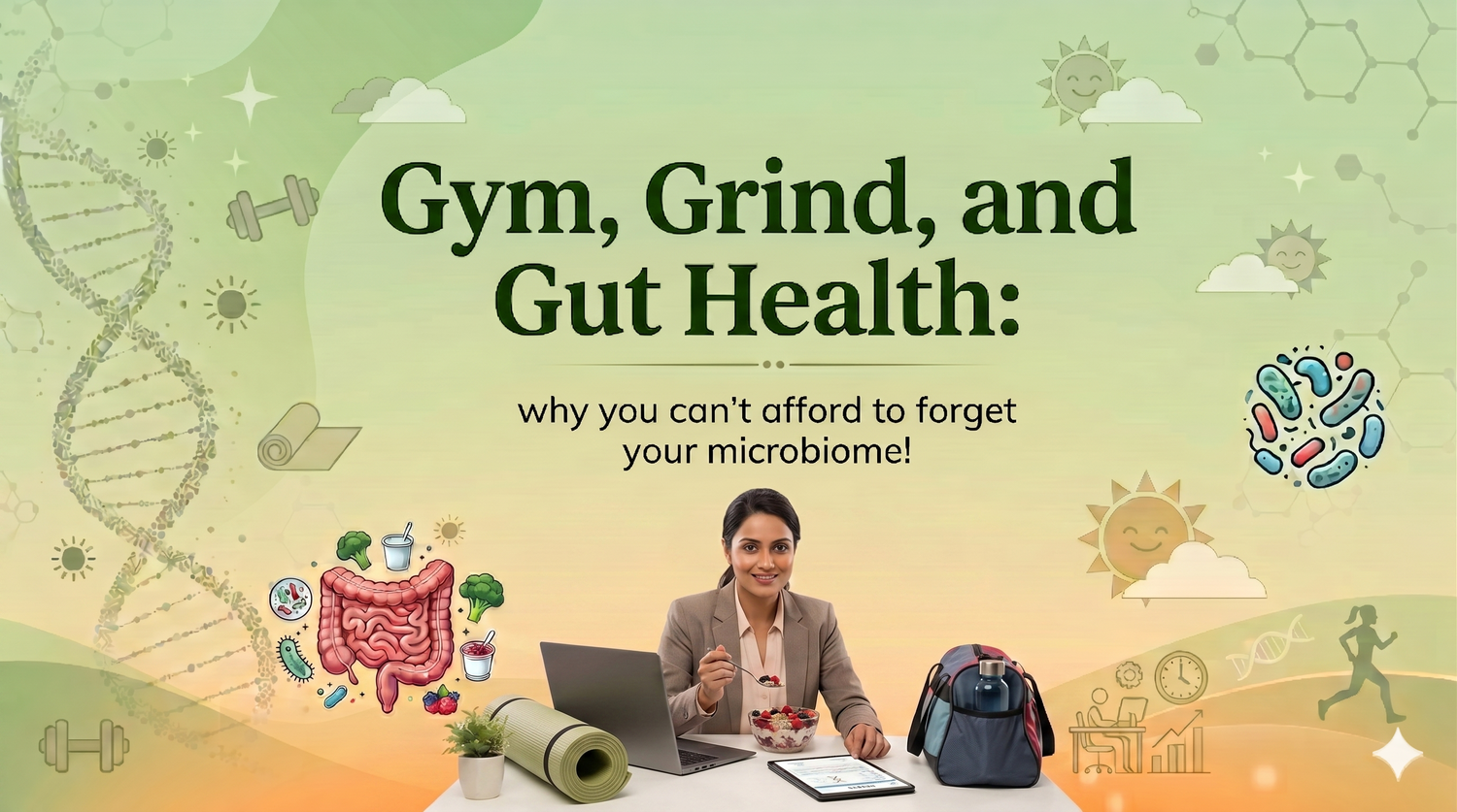 Gym, Grind, and Gut Health: Why You Can’t Afford to Forget Your Microbiome!