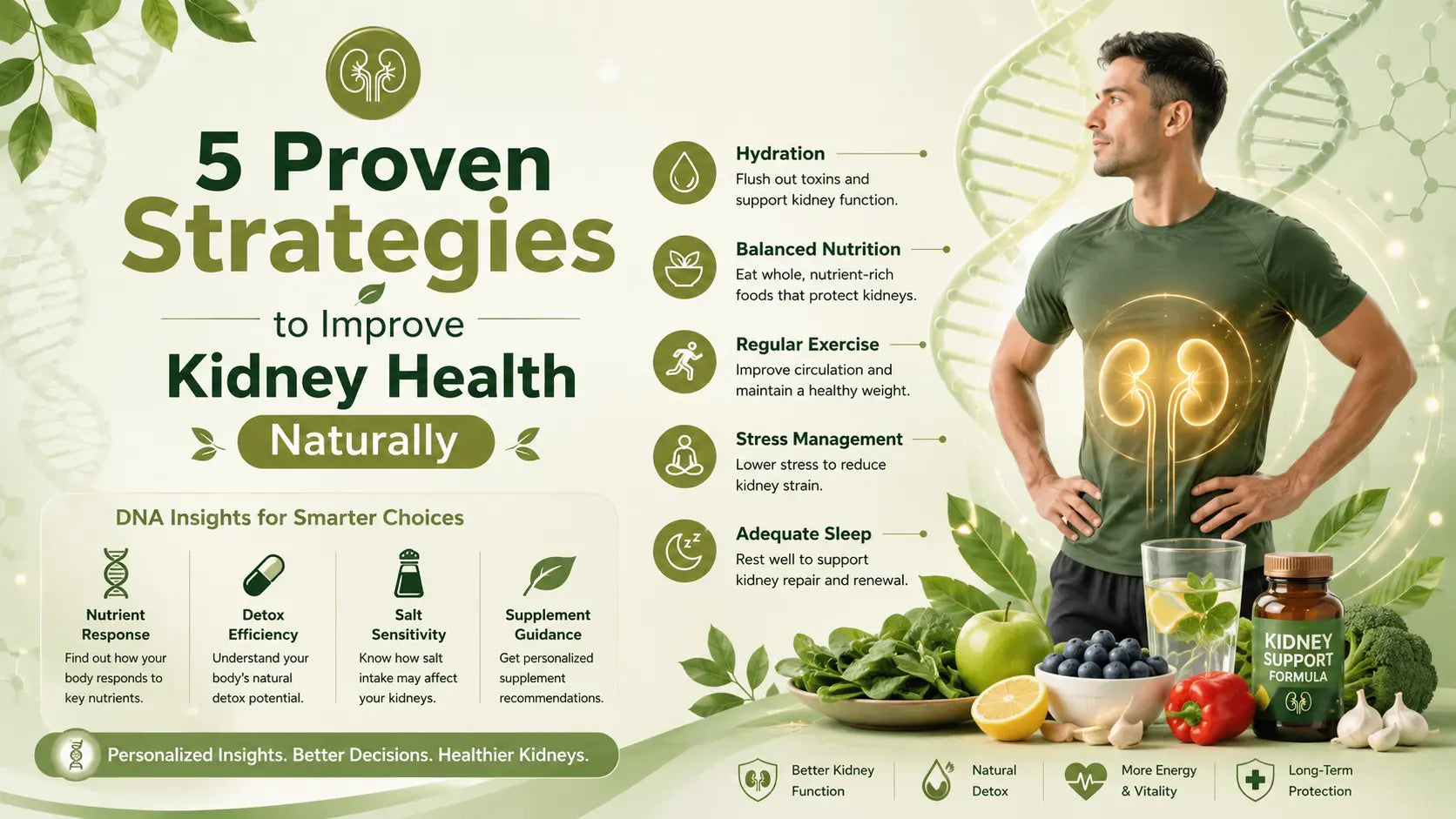 5 Daily Habits & DNA Insights for a Kidney Detox Mapmygenome
