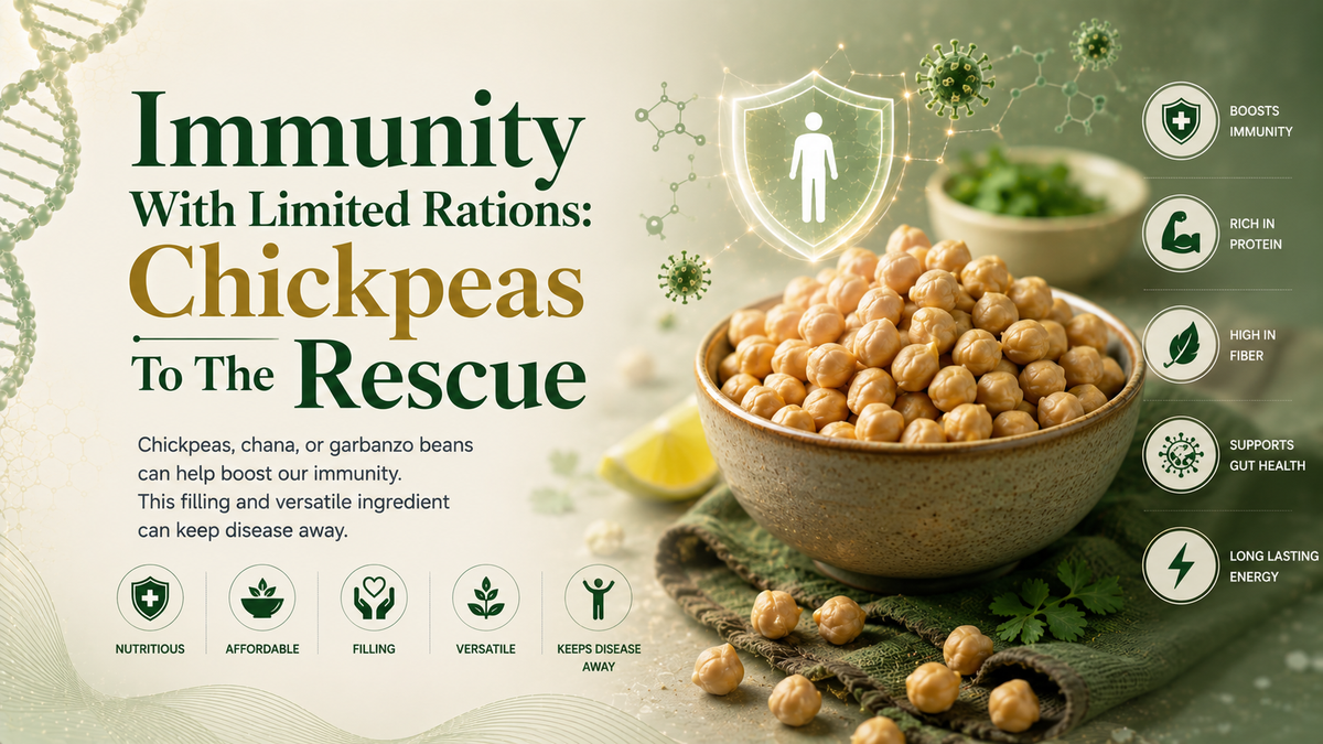 Limited Food Rations Immunity With Limited Rations: Chickpeas To The Rescue - Mapmygenome