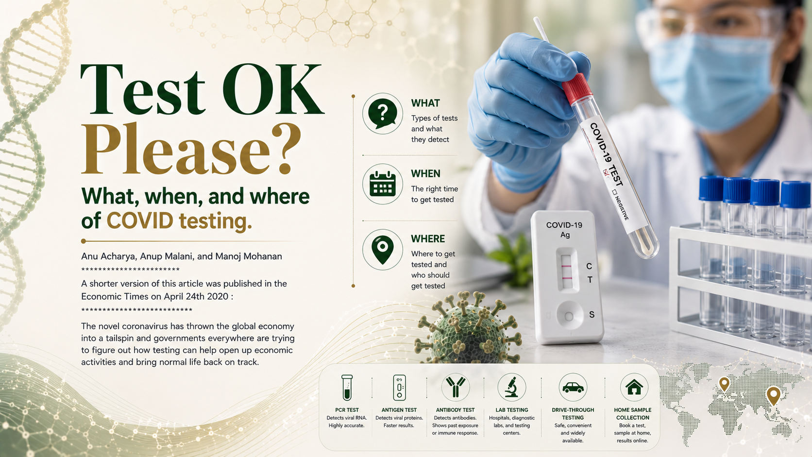 Test OK Please? What, when, and where of COVID testing. - Mapmygenome