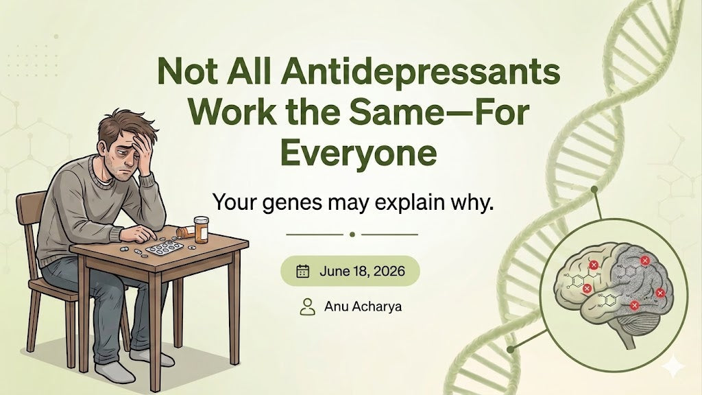 Why Your Antidepressant Might Not Be Working—And How Your DNA Can Help