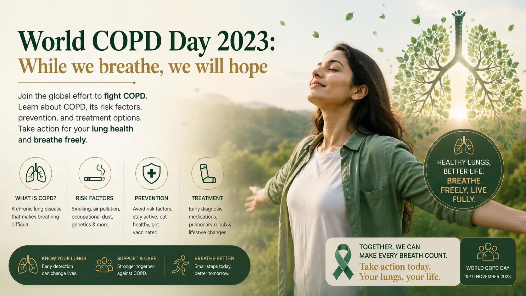 World COPD Day 2023: While we breathe, we will hope Mapmygenome
