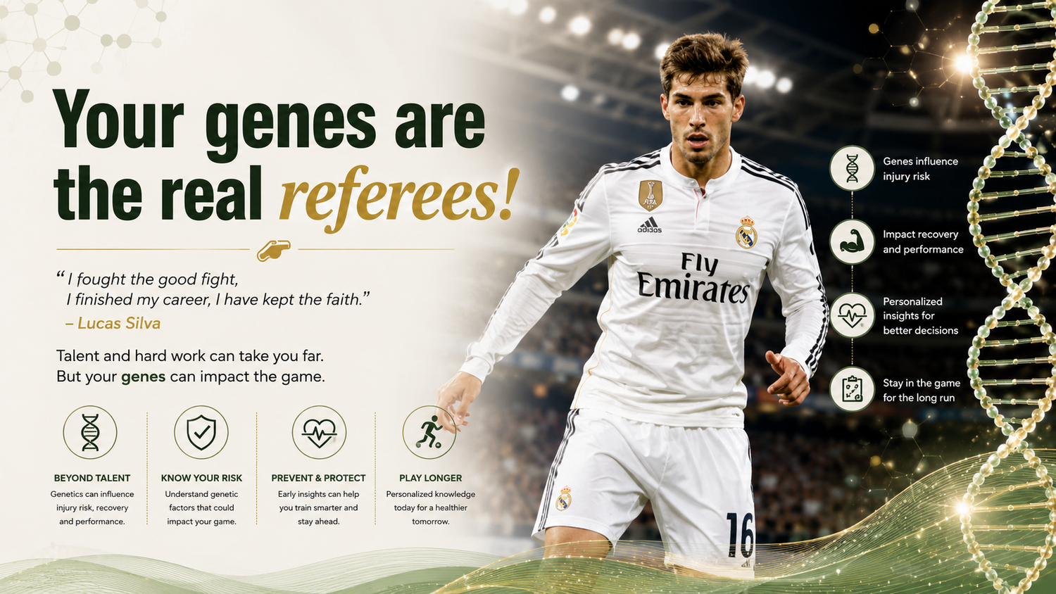 Your genes are the real referees