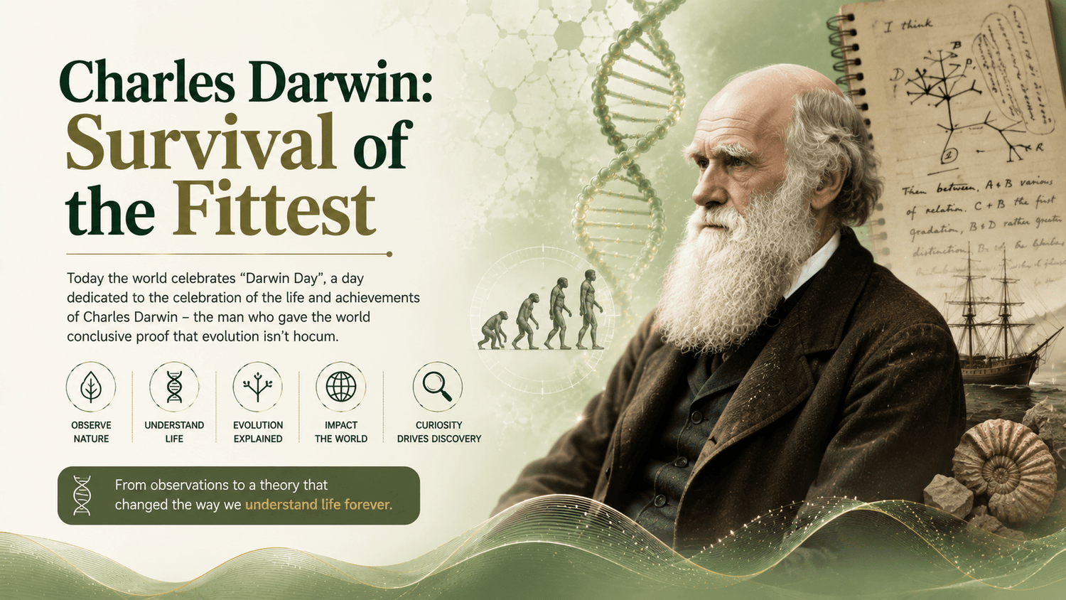 Charles Darwin: Survival of the Fittest - Mapmygenome