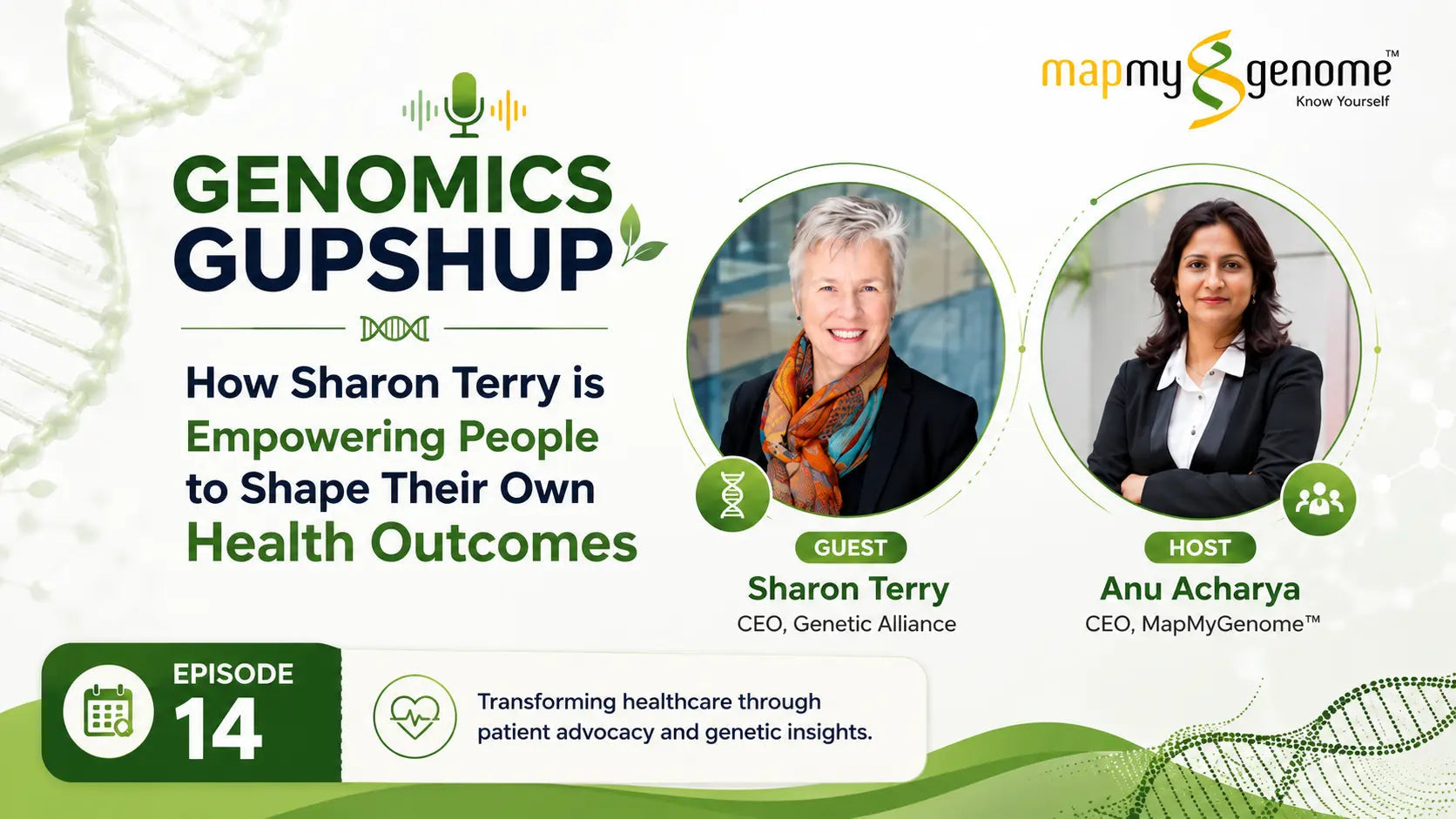 How Sharon Terry is Empowering People to Shape Their Own Health Outcomes - Mapmygenome
