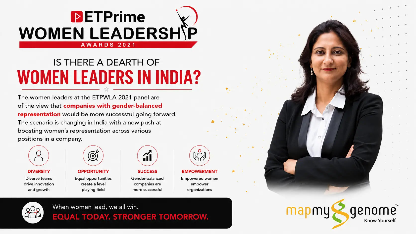Is there a dearth of women leaders in India? - Mapmygenome