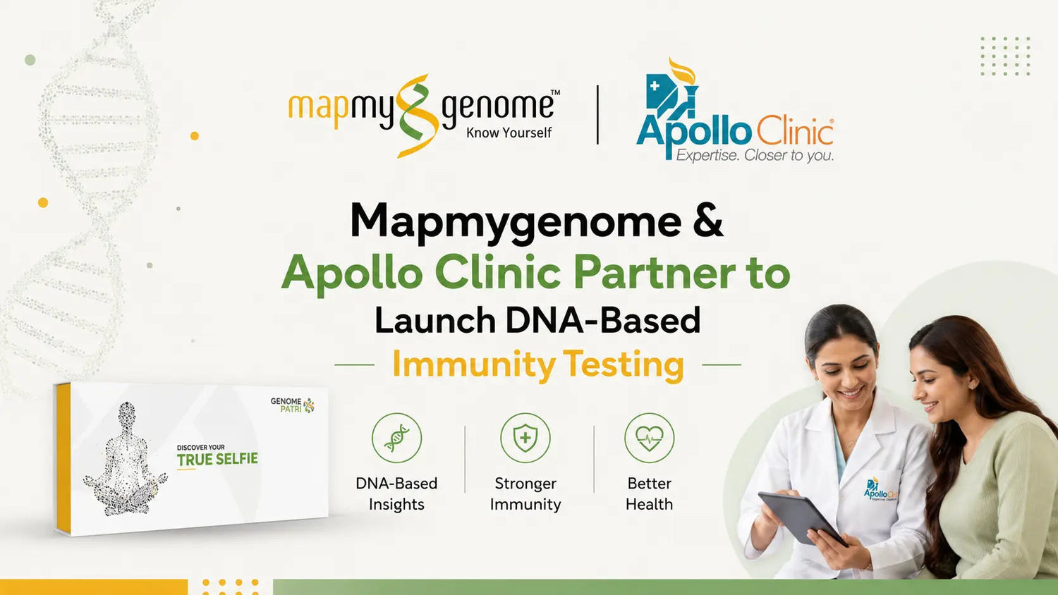 Mapmygenome & Apollo Clinic Partner to Launch DNA-Based Immunity Testing - Mapmygenome