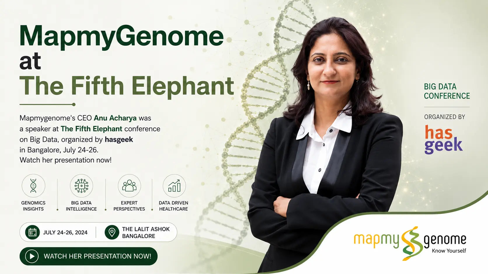 MapmyGenome at The Fifth Elephant - Mapmygenome