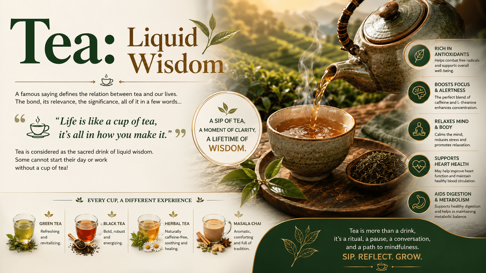 Tea: Liquid Wisdom - Mapmygenome