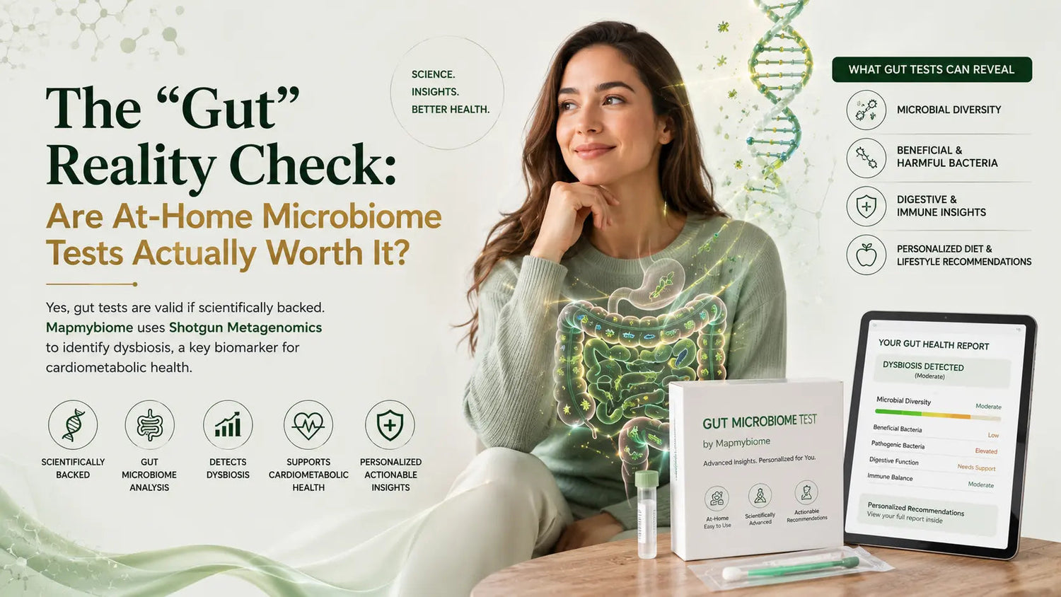 The "Gut" Reality Check: Are At-Home Microbiome Tests Actually Worth It? - Mapmygenome