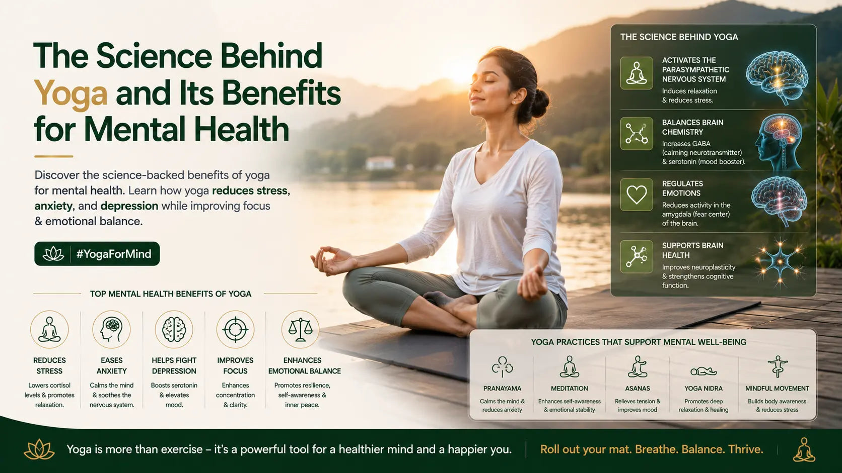 The Science Behind Yoga and Its Benefits for Mental Health - Mapmygenome