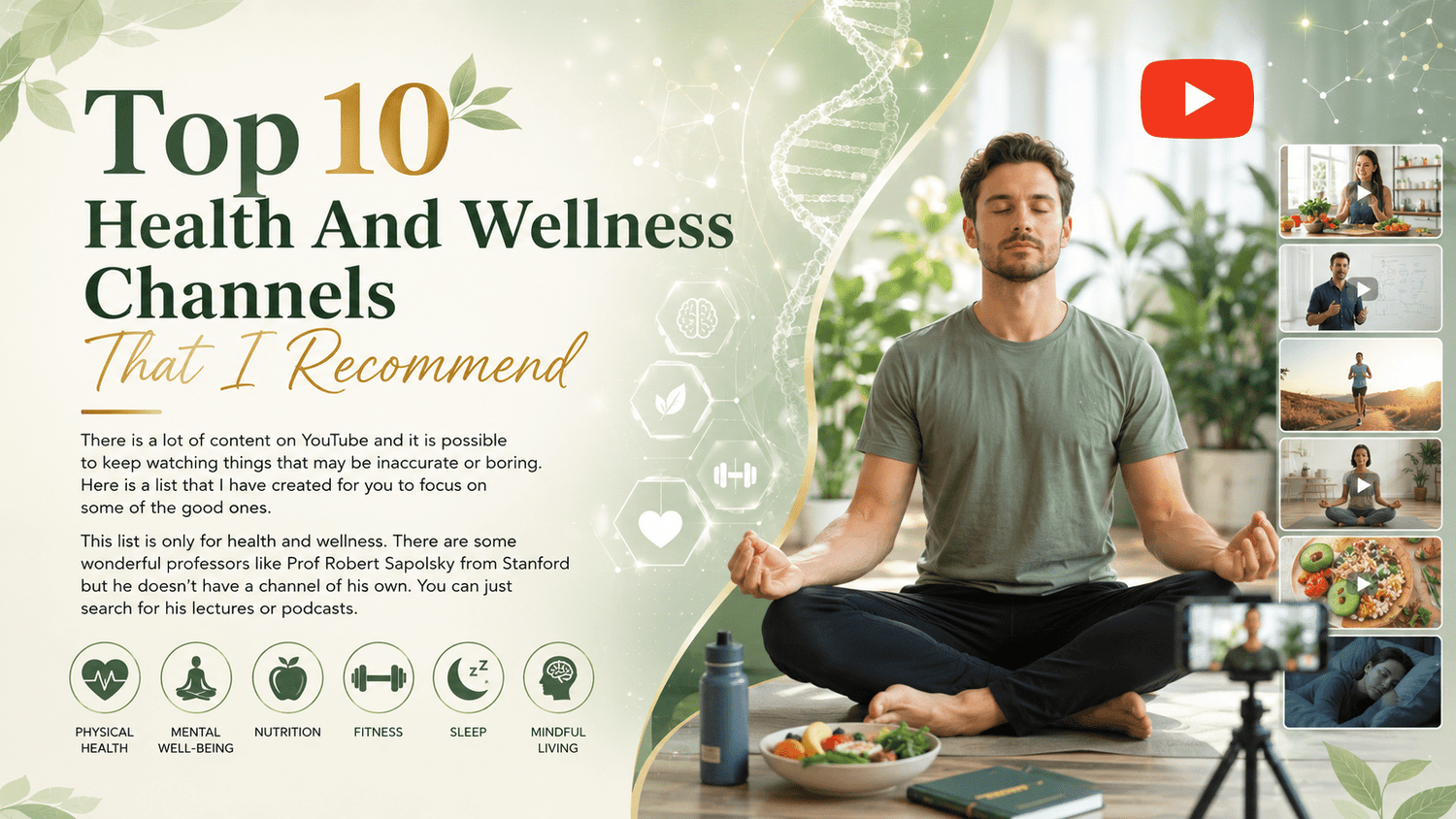 Top 10 Health And Wellness Channels That I Recommend - Mapmygenome