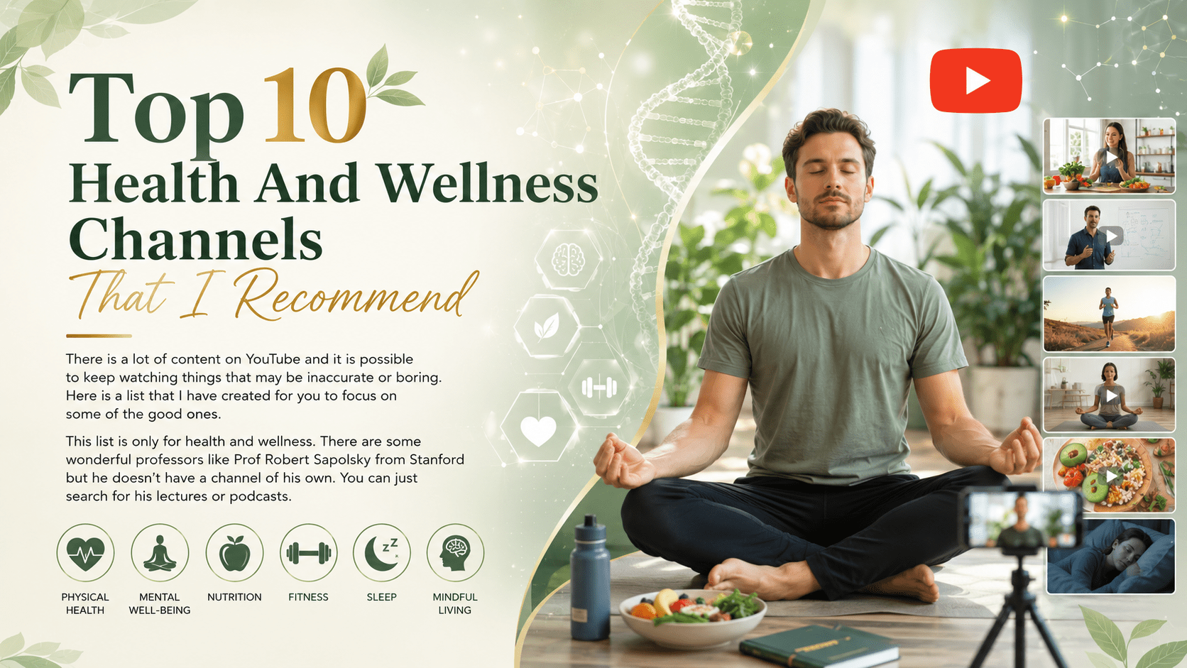 Top 10 Health And Wellness Channels That I Recommend - Mapmygenome