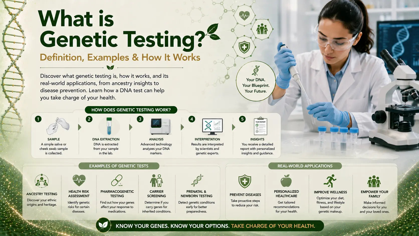 What is Genetic Testing? Definition, Examples & How It Works - Mapmygenome