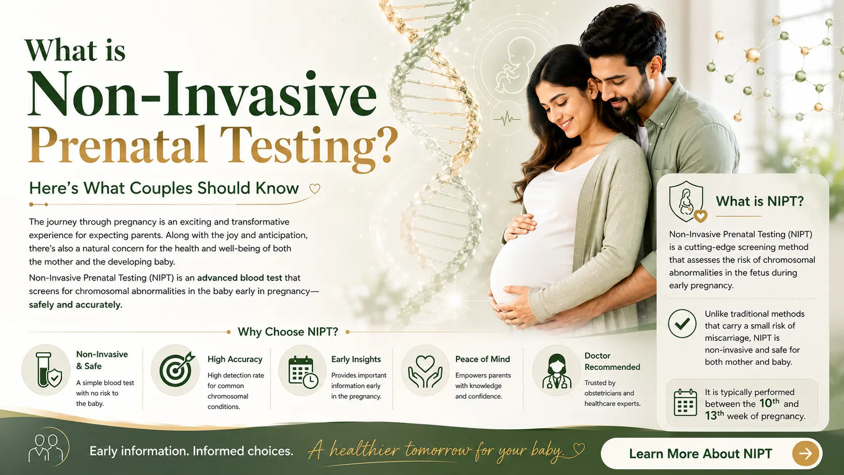 What is Non-Invasive Prenatal Testing? Here’s What Couples Should Know - Mapmygenome