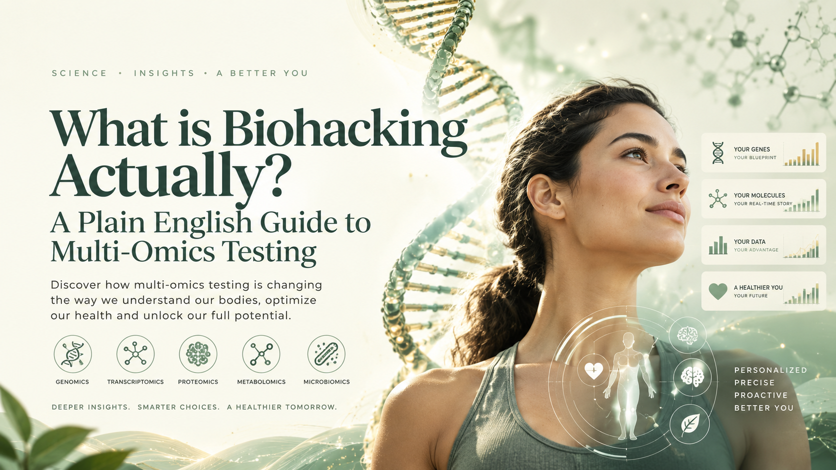 What Is Biohacking, Actually? A Plain-English Guide to Multi-Omics Testing