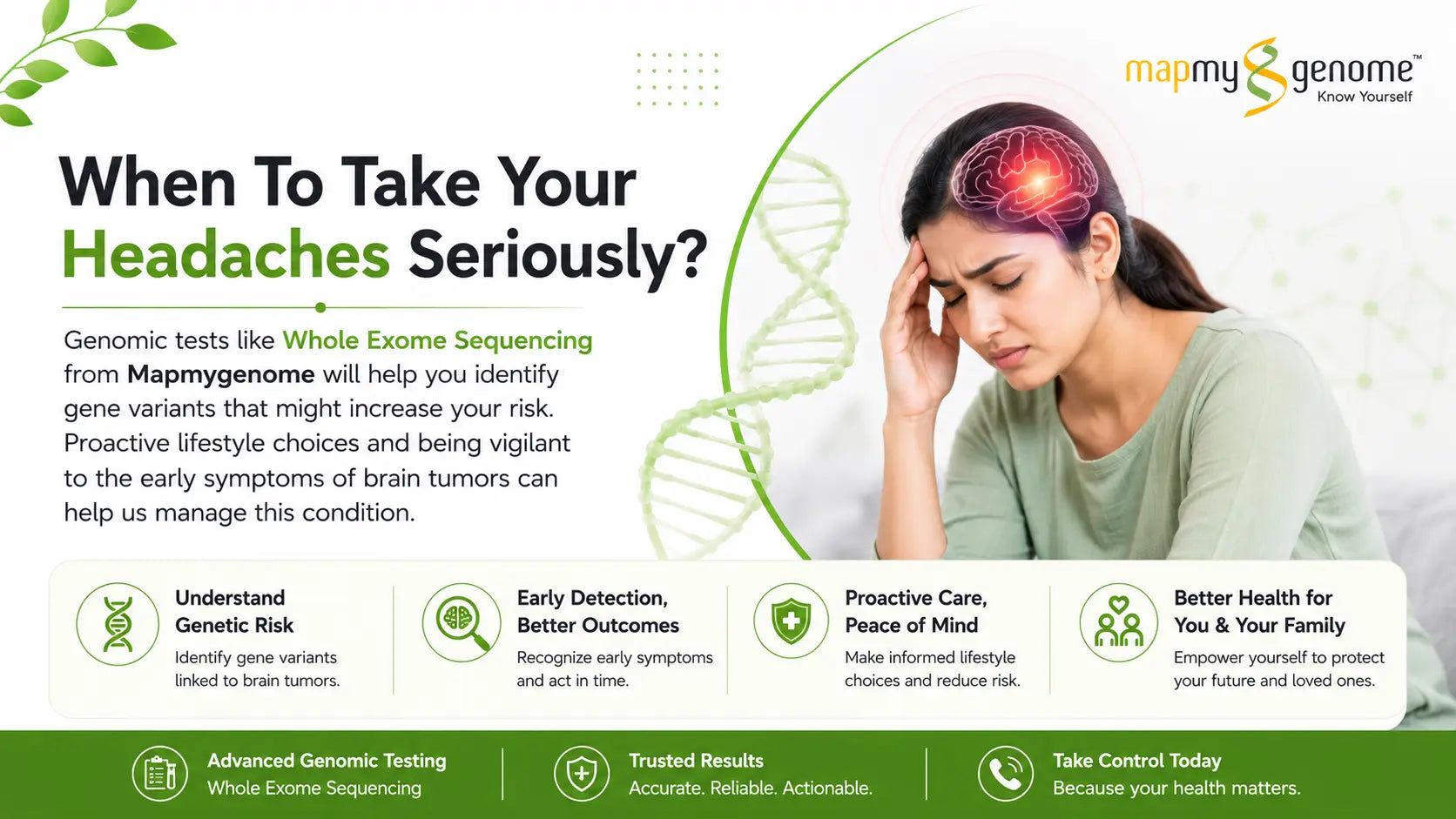 When To Take Your Headaches Seriously? - Mapmygenome