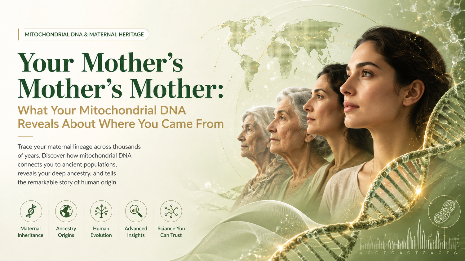 Your Mother's Mother's Mother: What Your Mitochondrial DNA Reveals About Where You Came From