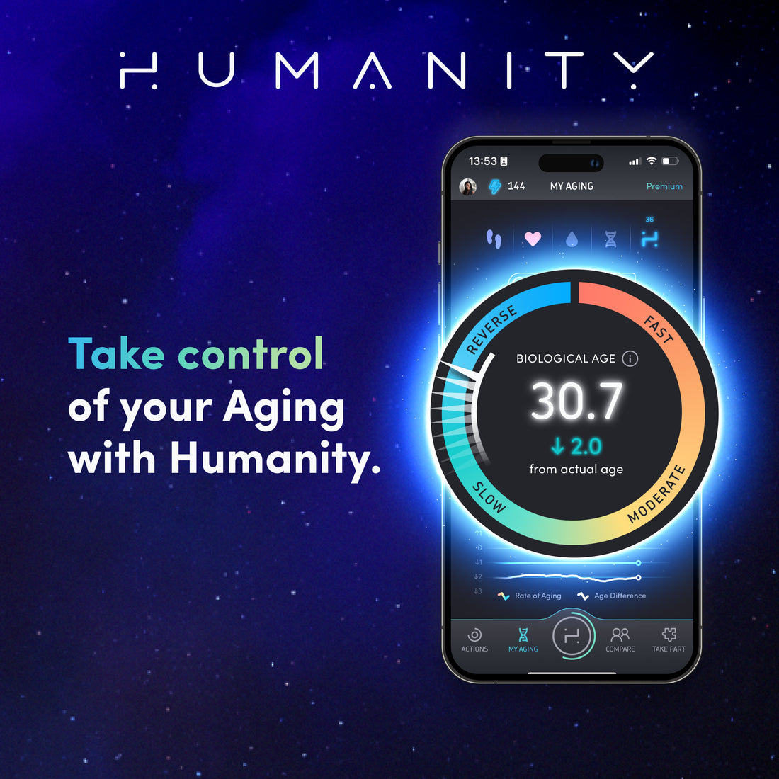 Humanity AI Health Coach App - Annual Pro Subscription (iOS only)