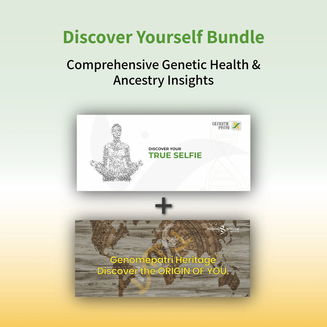 Discover Yourself - Genomepatri and Genomepatri Heritage Bundle Mapmygenome