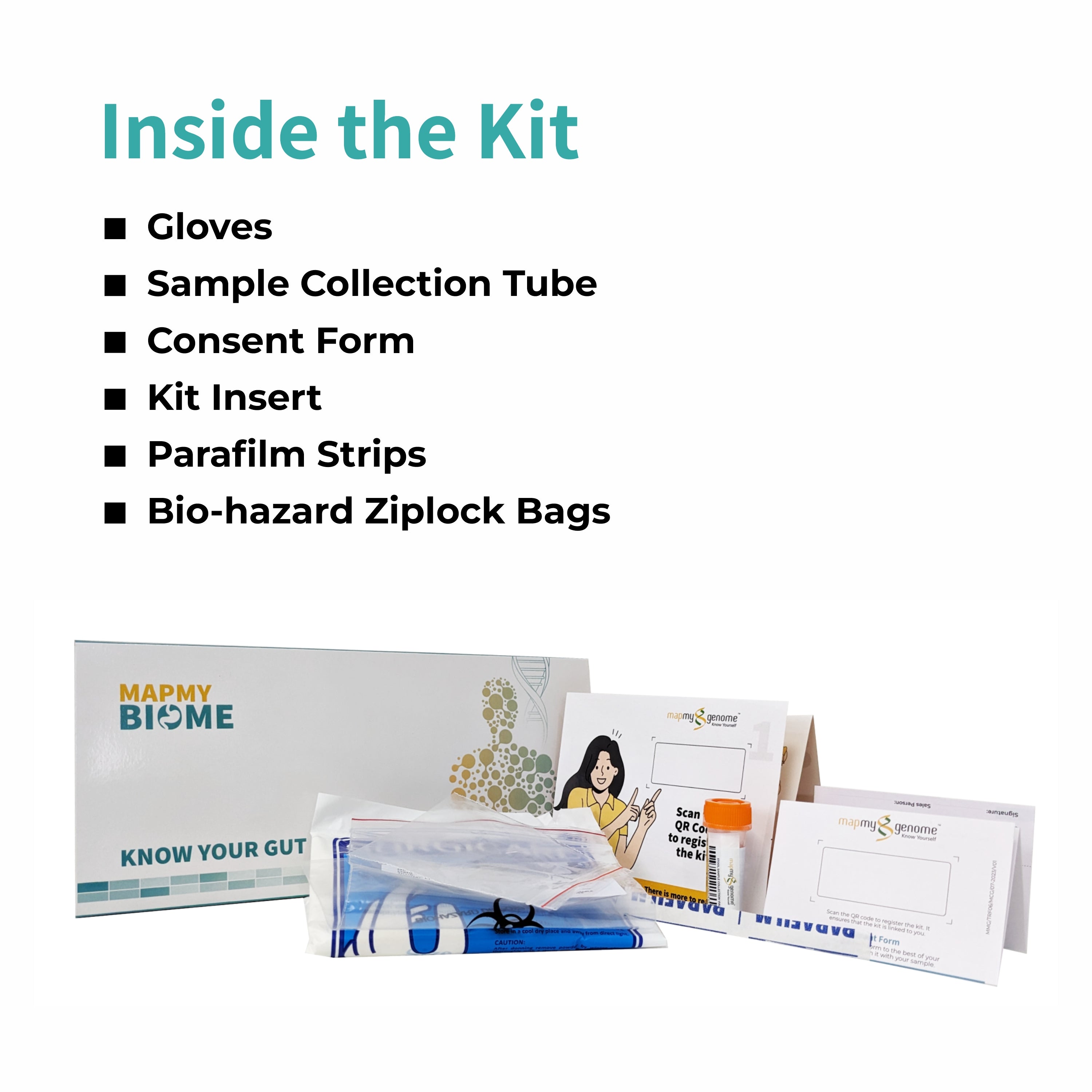 MapmyBiome - At-home 16s rRNA Gut Microbiome Test