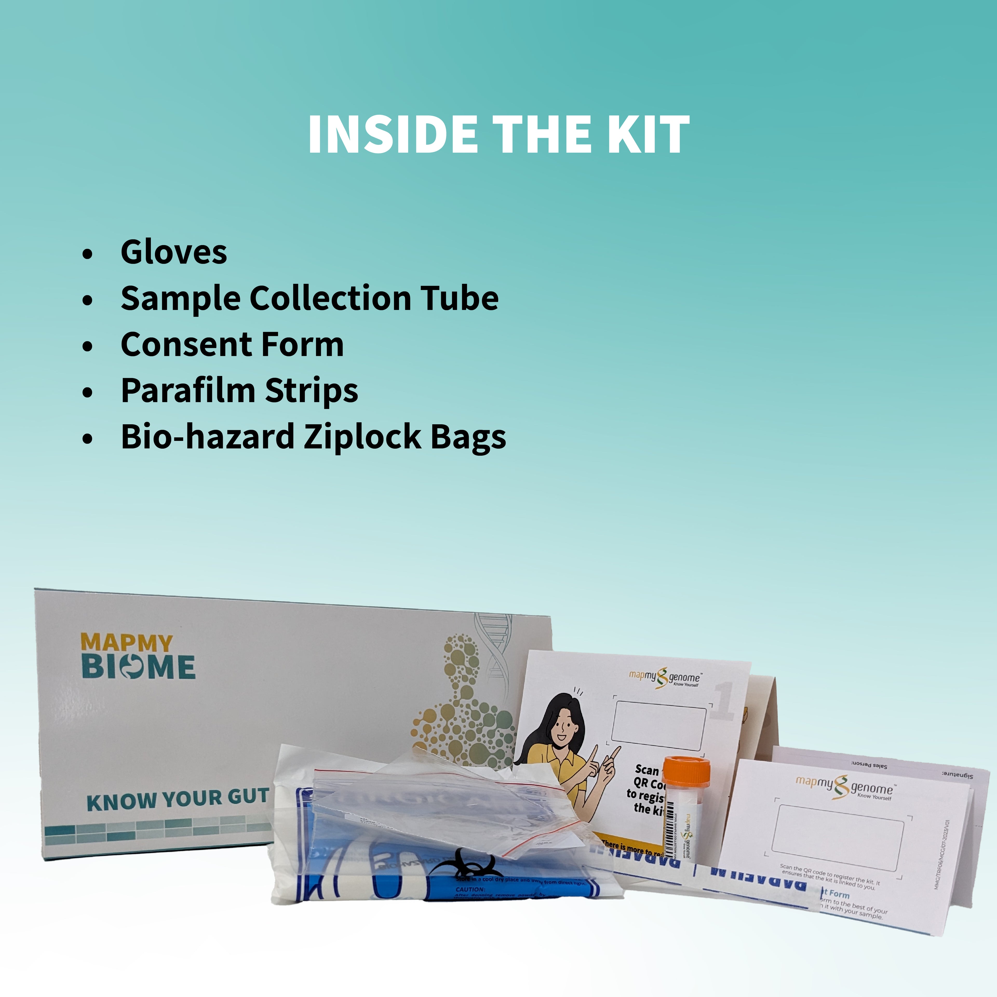 Mapmybiome - At-Home Comprehensive Gut Microbiome Test (Metagenomic Shotgun Sequencing)