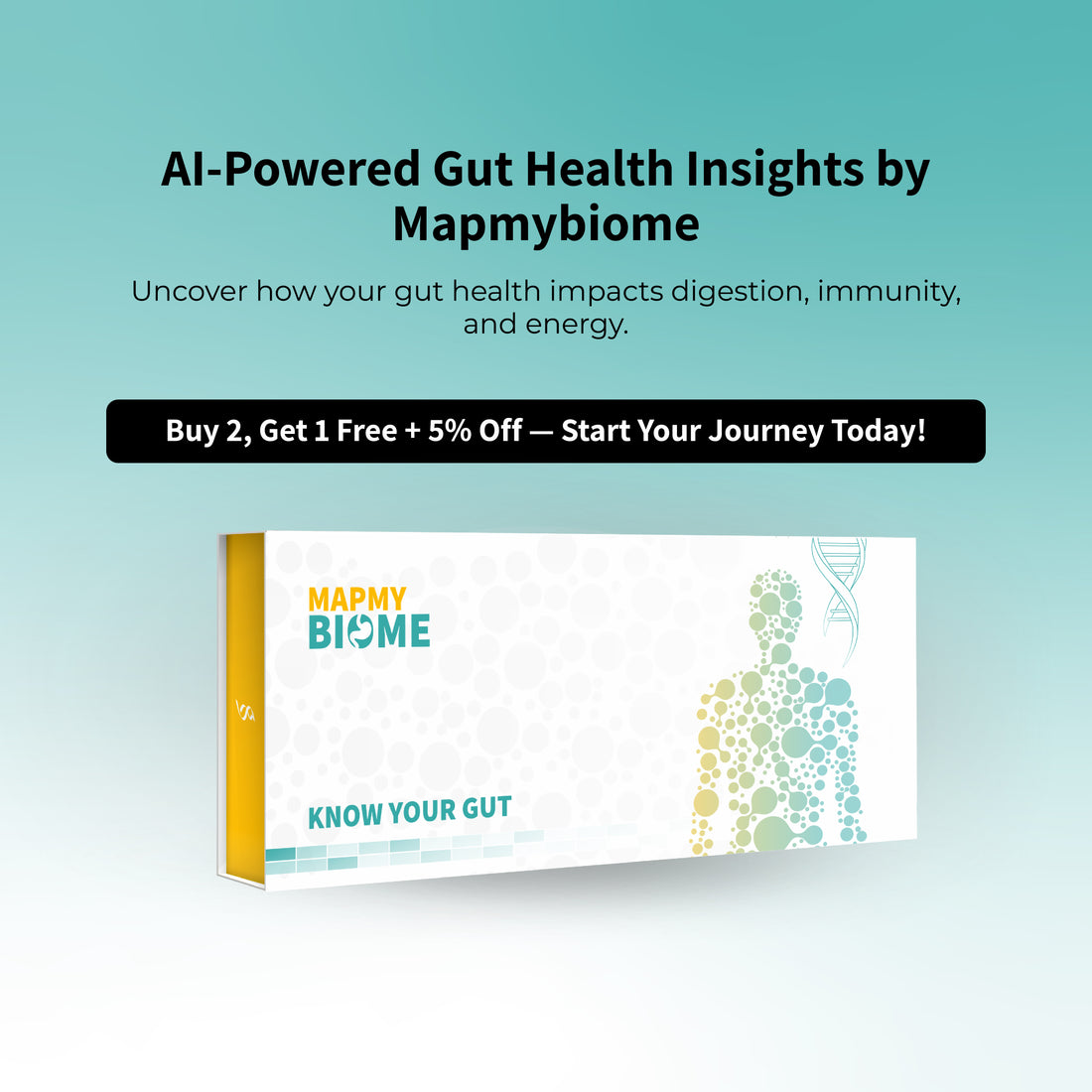 MapmyBiome - At-home 16s rRNA Gut Microbiome Test