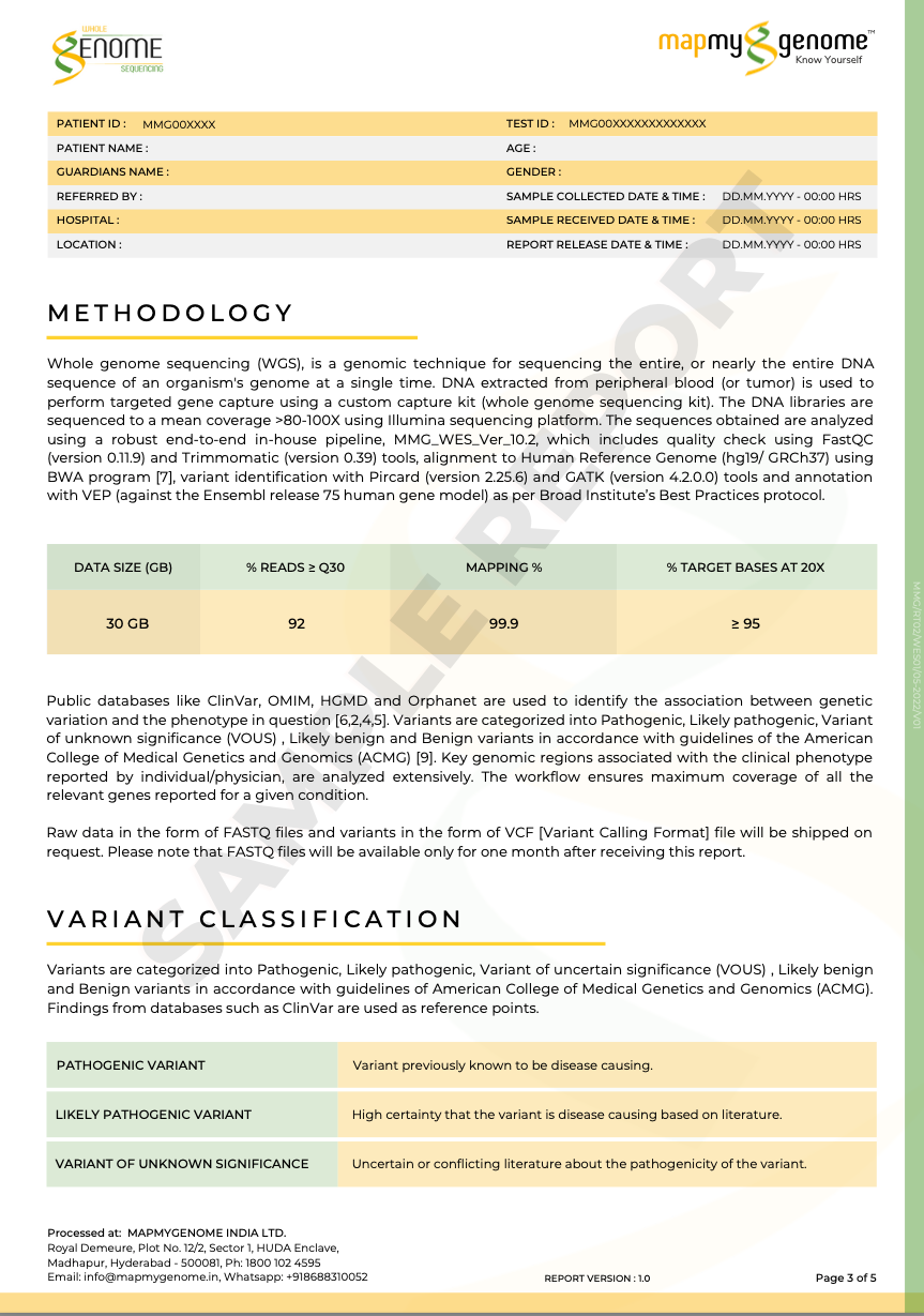 Whole Genome Sequencing