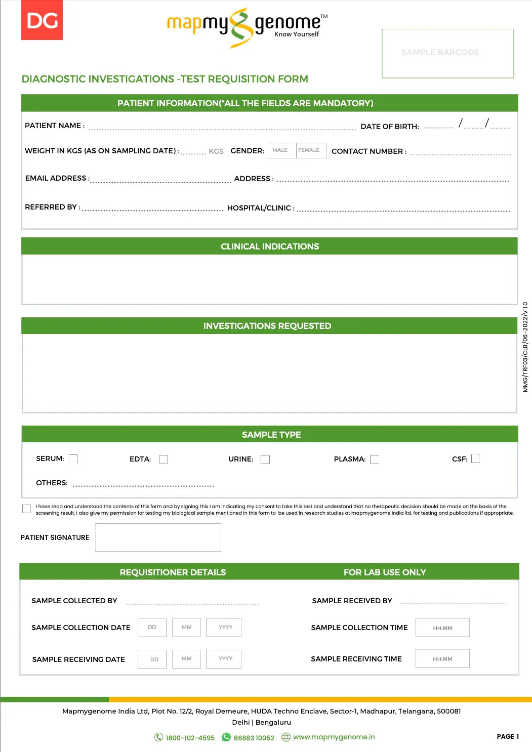 Whole Exome Sequencing - Mapmygenome